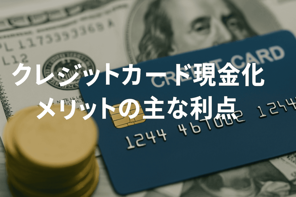 クレジットカード現金化 メリットの主な利点
